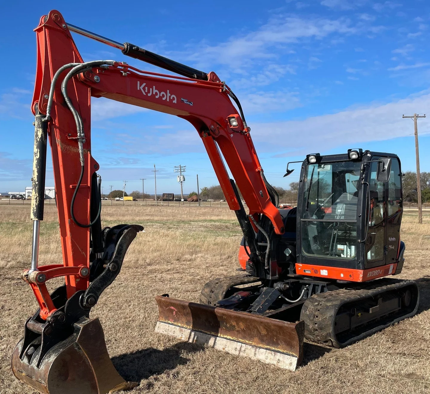2020 Kubota KX080-4S2 — exterior view
