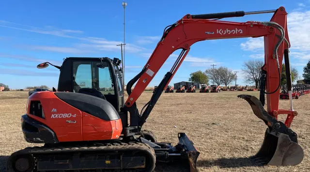 2020 Kubota KX080-4S2 — thumbnail 4